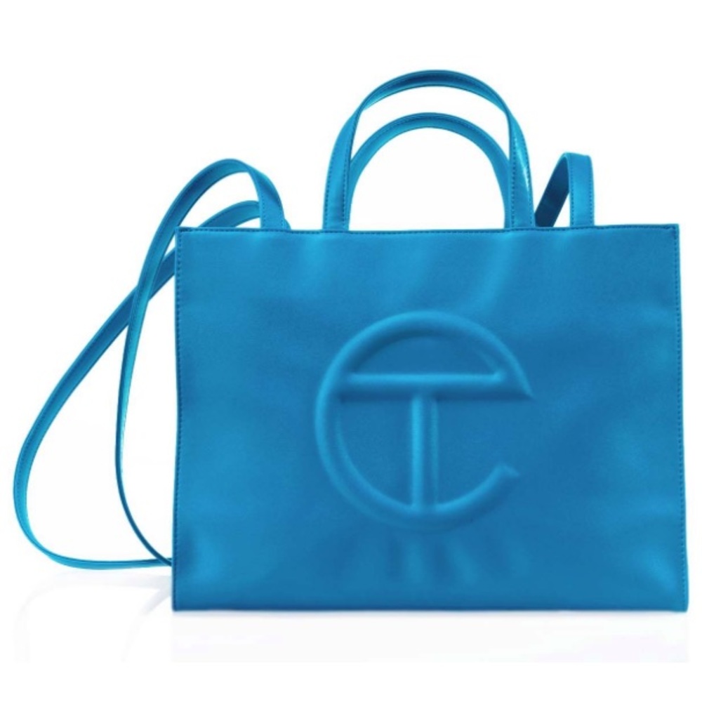 Telfar Cyan Small Shopping Bag